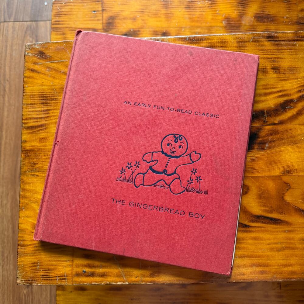 Vintage 1961 The Gingerbread Boy Hardcover Book